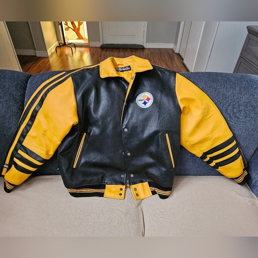 Hall of Fame Pittsburgh Steelers Jacket Size Large Mens
